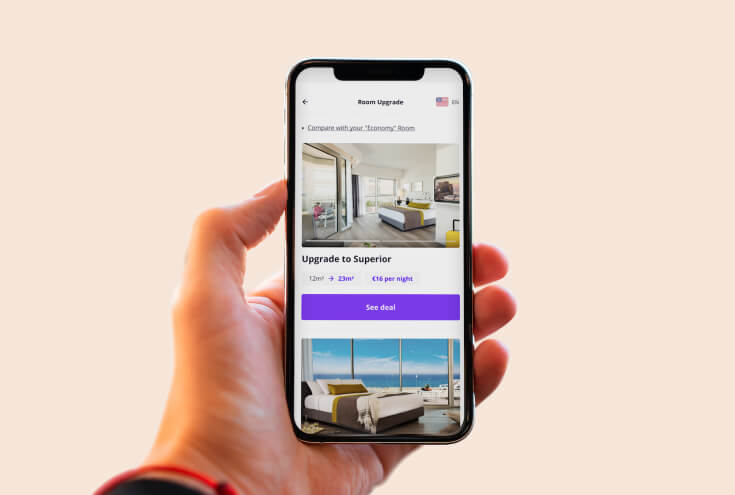 room upgrade offer