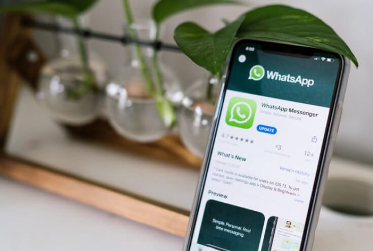 whatsapp on mobile phone