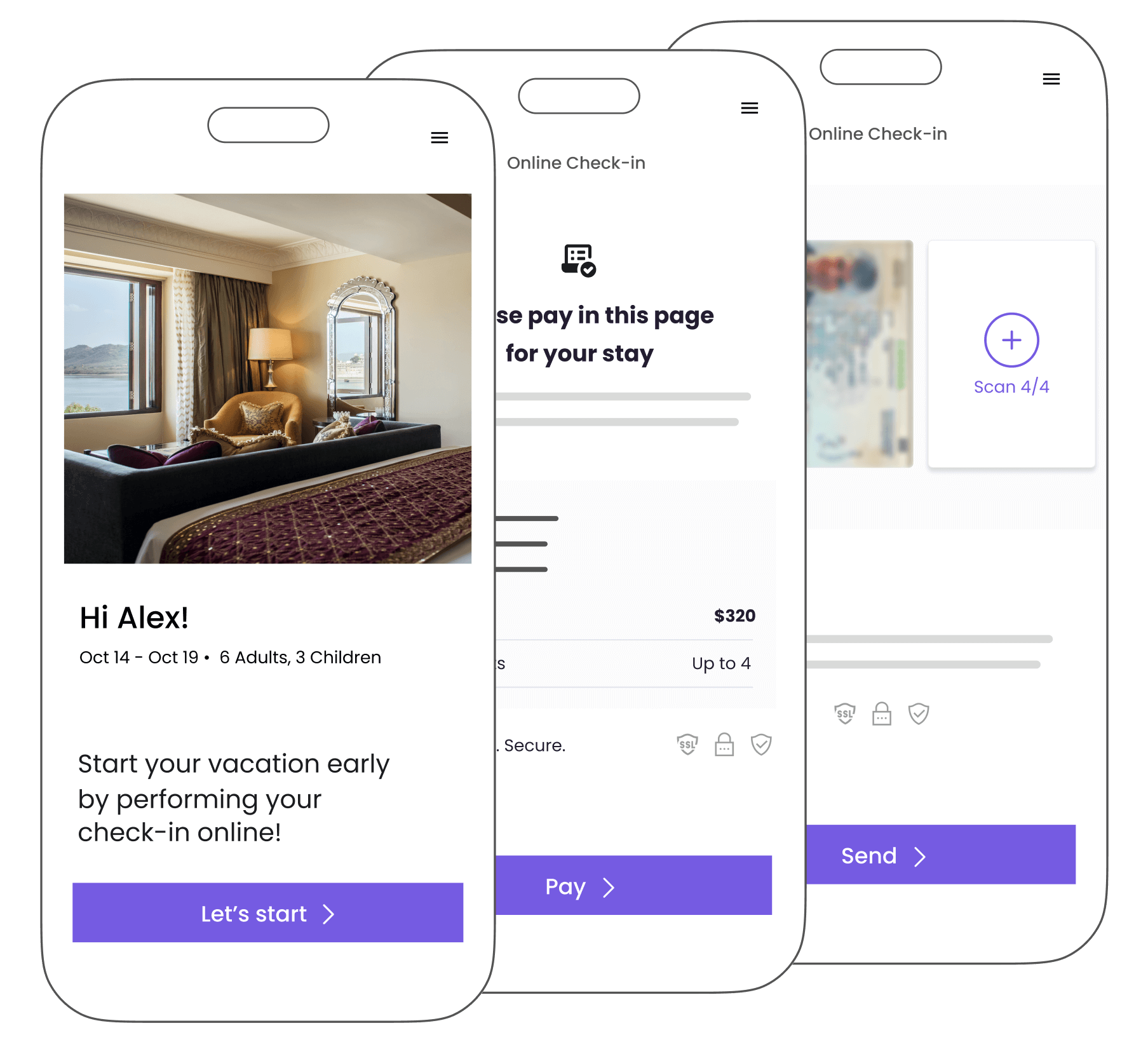 online check-in for hotels steps