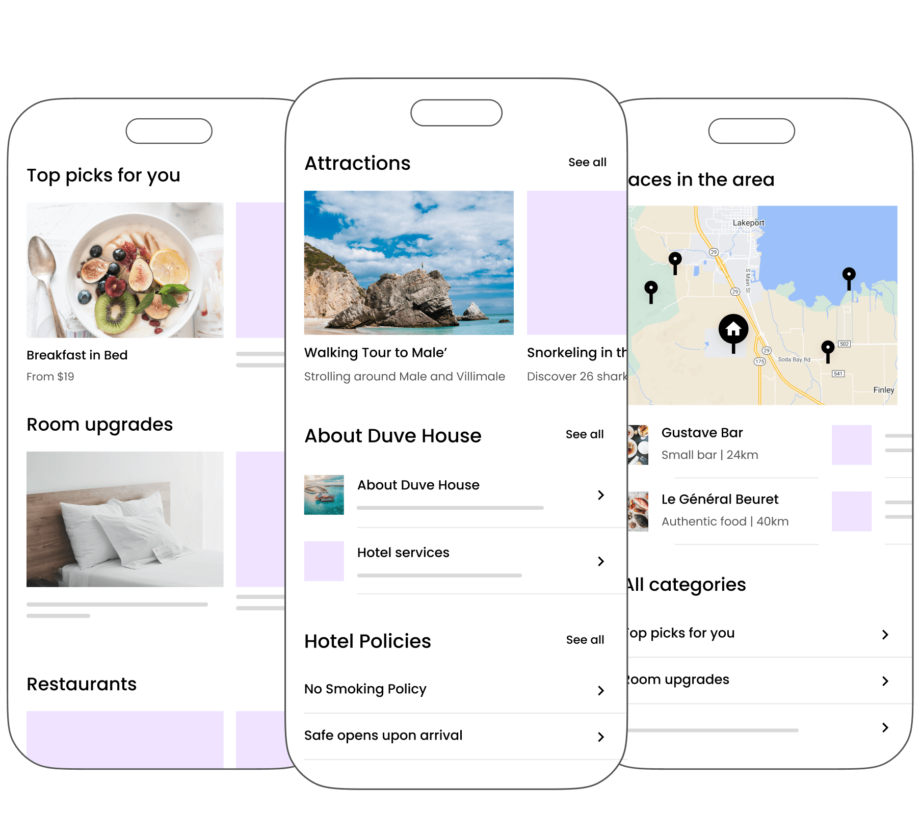 Duve hotel guest app