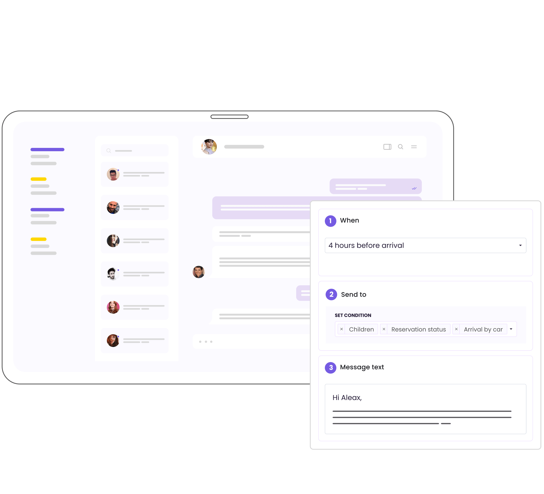 Duve communication hub for hoteliers