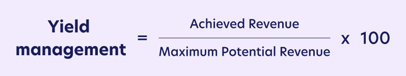 yield management formula