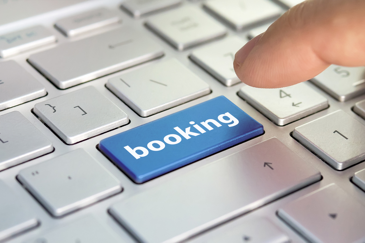 booking key on keyboard