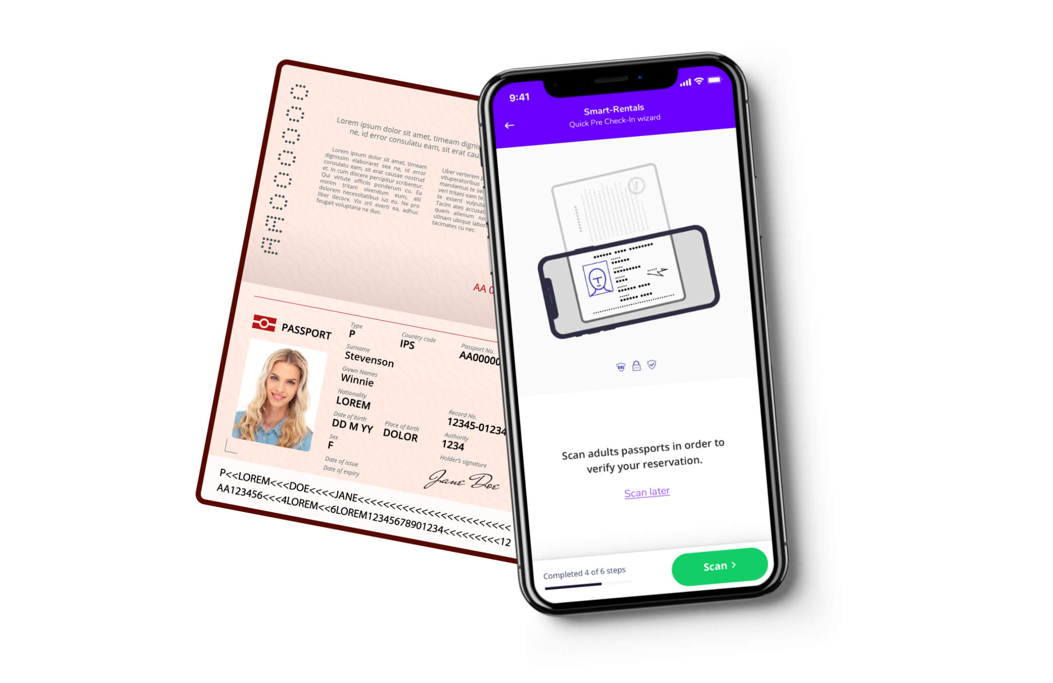 id card scan with mobile phone