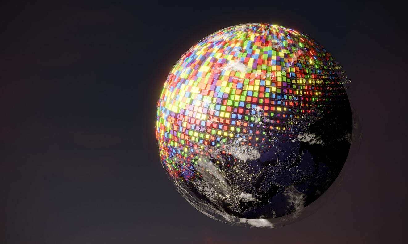 digitalized earth